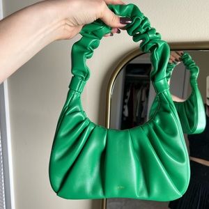 Gabby Ruched Hobo - Green